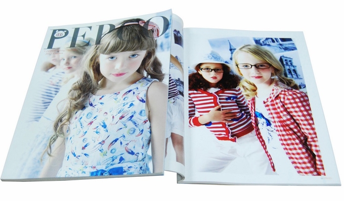 Children Clothing Catalog Printing Services For Garments Promotion