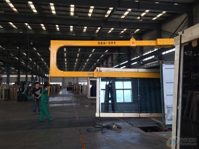 U Shape Container Lifting Crane / C Grab  for Glass Container Crane