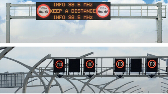 Variable Message Led Traffic Signs Standard Highway Sign For Environmental