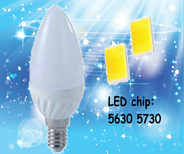 High Brightness Ceramic LED Bulb Lighting 2700K - 6500K , Whitish Glass Cover