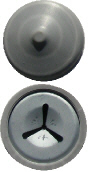 40mm Self-locking Stainless Steel Metal Insulation Clips With Plastic Coating Caps