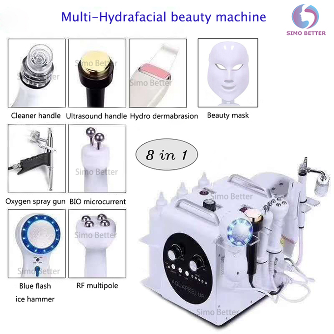 Skin care deep clean small bubble oxygen facial improve damaged skin multi beauty device